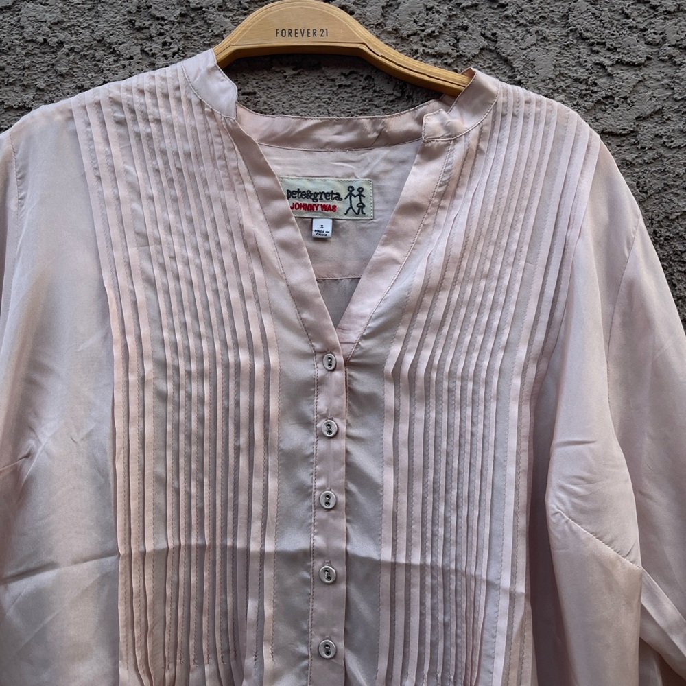 Johnny Was x Pete & Greta Silk Blouse - Picture 3 of 7